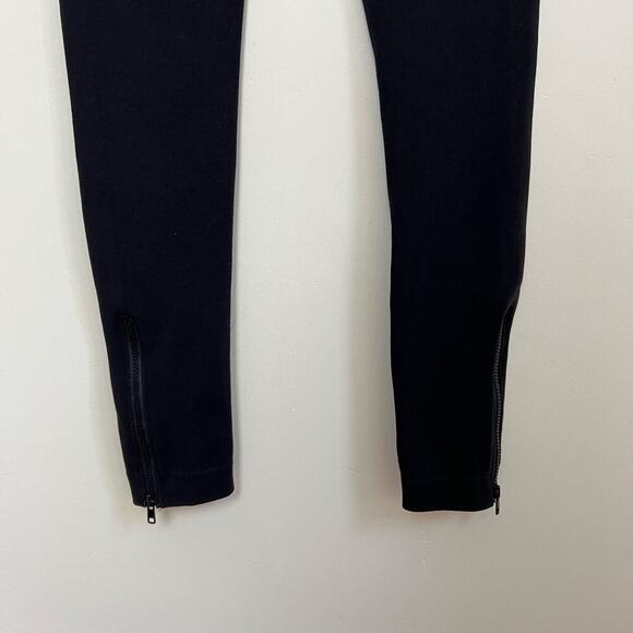 SPANX Black Seamless Tummy Control Slimming Zipper Ankle Leggings Small - Picture 7 of 8